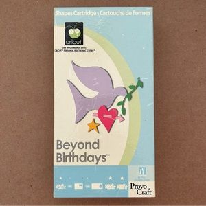 Cricut BEYOND BIRTHDAYS cardmaking shape